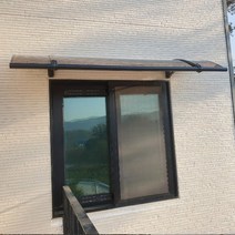 캐노픽스 450x1000 국산 비가림막 현관 창문 차양 렉산 지붕 시공전문, 투명, 그레이, 은백색(기본색상)