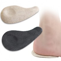 휜다리 쿠션 안짱다리 오다리 깔창 패드 실리콘, 베이지