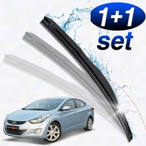 +[플렉스온]+아반떼MD 와이퍼 세트 650mm350mm 교체 간편 차량유리 유리닦이[FLEXONmarket]+