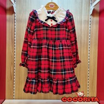 코코리따 [뉴코아 창원점] ~2021 F/W 신상~ 핏이 너~~무 예쁜 레드 체크 원피스 CEOW219E1_크리스마스 분위기가 물씬 나는 원피스