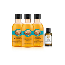 더바디샵 샤워젤 와일드 아르간 250ml x 3p + 진저 샴푸 60ml, 6세트