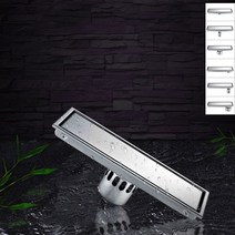 스테인레스 욕실 히든 배수트랜치 화장실 바닥 베란다 주방 트랩 트렌치 인테리어, 쿠쿠팡 JK034FY-300x110, 쿠쿠팡 본상품선택