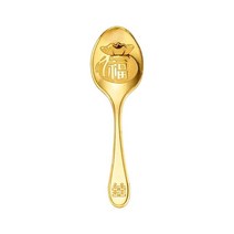 [KT알파쇼핑][한국금다이아몬드] 아기 순금 금수저 24K 1g 애기 돌잔치 100일 선물