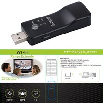 300Mpbs USB 무선 WiFi 스마트 TV 네트워크 어댑터 범용 HDTV RJ45 Lan 포트 리피터 AP WPS for Samsung LG Sony TV