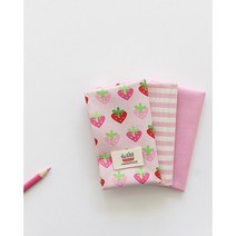 원단패키지 큐티딸기3종 1/8마 83844, 1/4마(45cmX55cm)3장