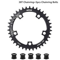자전거체인휠 크랭크암 swtxo deckas 110bcd 로드 바이크 링 알루미늄 합금, 38t 체인링 n 볼트