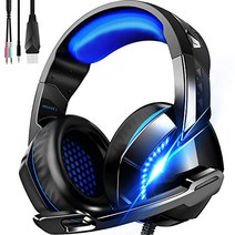 게이밍 헤드셋 경량 헤드폰 고음질 헤드폰 마이크 첨부 PS4 헤드셋 PC PC 스카이프 fps 대응 남녀 겸용