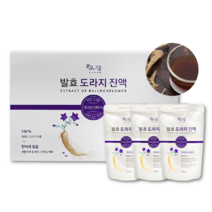 좋은바디연구소 국내산 100% 쓰지않은 발효 도라지 농축액 진액 액기스 25포 기침에 목에 기관지에 좋은 차 엑기스, 발효 도라지진액즙 100포(4박스)