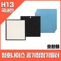 청호나이스 공기청정기필터 CHA-300WA 이과수900 호환(옵션확인), 헤파1+탈취2+미디엄6