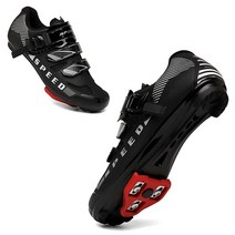 펠로톤 델타 클리트 에첼론과 호환되는 사이클링 슈즈 남성용 호환 산악 자전거 SPD 트라이애슬론 블랙 그린., 6.5 Women/5.5 Men, Black, Black