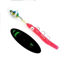 TOLU 카부라 총알 금속 지그 헤드 오징어 보조 후크 가라앉는 지깅 미끼 보텀쉽 인치쿠 텐야 100g 150g 200g 250g 300g, 04 COLOR D_05 300g