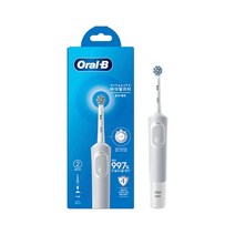 오랄비 Oral B 전동칫솔 D100 바이탈리티 초미세모 화이트, D100 화이트 OD81