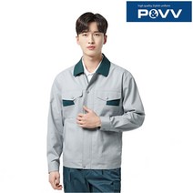 봄 여름 작업복 점퍼 S-J107 민트 그린 M~4XL 회사 근무복 사무실 사무복 유니폼 남자 근무 복 춘추 파브, 04-SM-J107 (2XL)