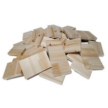우드나인 원목 인테리어 소품 제작 삼나무 조각 2Kg, 단품없음