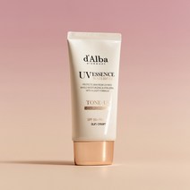 달바 워터풀 비건 톤업 선크림 50ml 혼합자차 핑크빛 광채 물광 윤광 베이스 파데 프리 데일리 필수템 자외선 차단제, [교차]톤업50ml+에센스선50ml+증정