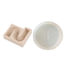 양초 금형 양초 만들기 수지 공예 장식품 금형 밀랍 DIY, 설명한대로, 하얀, 실리콘