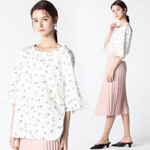 르오트 홈쇼핑방송/르오트(LeOT) 프레피 페니 로우 블라우스