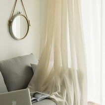 거실 커튼 레이스 안방 커튼 인테리어 일본식 린넨 쉬어 침실 베이지 튤 창 용 주방 블라인드 용