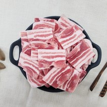 수입 옛날삼겹살 삼겹살 대패삼겹살 냉동 더예쁜한우, 1개, 1kg (500gx2ea)