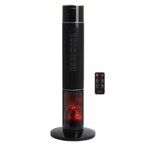 리웨이 가정용 사무실 리모컨 PTC온풍기 저소음 타워형 팬히터 발히터, LWH-2100KC