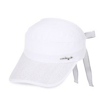 *본사직영* [와이드앵글] 여성 천연초 믹스 리본 썬캡 골프캡 WWM21C10W2, 56