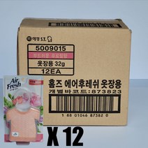 애경 홈즈 에어후레쉬 옷장용 32g 1box _ 2023789EA, 후로랄