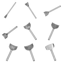 Royalways 9Pcs 가죽 공예 스트랩 벨트 Walllet 엔드 커터 펀치 도구 분기 라운드