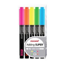 모나미 에딩슈퍼 5색세트(형광펜), 10개