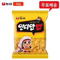 농심 인디안밥 83gx16봉/바삭고소한옥수수스낵/무배