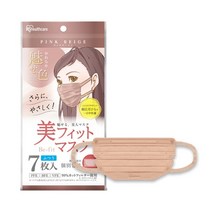 [그린에버메디신] 그린에버 일본 IRIS Be-Fit 페이스 라인 마스크 7매 핑크베이지, 상세 설명 참조, 상세 설명 참조