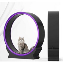 고양이 캣휠 무소음 바퀴 베어링 장난감 실내 캣워크, 원목핑크M (권장6-10파운드)조립식