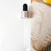 20Pcs 18/410 20/410 양극산화처리 알루미늄 유리 드로퍼 뚜껑 투명 피펫 5-100ml 오일 병 메이크업 커버 용 고무 헤드 포함, 50ml, glass dropper cap, 18mm Style 10