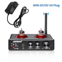 AIYIMA T6 PRO 튜브 프리앰프 헤드폰 앰프 DAC QCC3008 CM6642 튜브 앰프 블루투스 APTX-LL USB 24비트/192kHz, T6 Pro(US 플러그 포함)