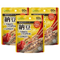 ISDG 일본 나토키나제 2000FU 라이코펜 나또 낫또 60캡슐 3개