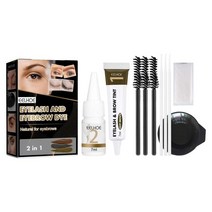 GHSHOP 직업적인 속눈섭 눈썹 염료 색조 젤 기름 증거 눈썹 색조 장비, 여행 크기, 반죽, 연한 갈색