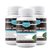 유비바이오 초록입홍합 UBBIO GREEN MUSSEL 500mg 360캡슐 3개