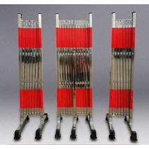 주차장 자바라 안전문 접이식 스텐 통제 입구 안전, 높이 1.2x길이 3m