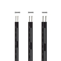 5100m 전선 2 핀 LED 스트립 케이블 레드 블랙 5V 12V 코어 JST 유연연장 램프 전구 조명 자동차, black, 50m_22AWG