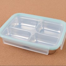 올스텐반찬통 스텐나눔반찬통 락앤락스텐용기-사각 4호