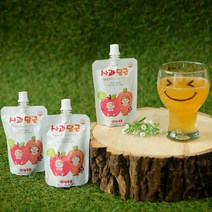 신선한 사과당근즙 100ml 30포 국내산 NFC 착즙 물없이 갈아만든