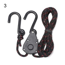 수납 걸이 풀리 래칫 조정 가능한 로프 패스너 행거 텐셔너 고정 버클 조명 리프팅 천막 윈드 캠핑 도구 1, 3