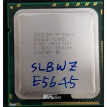 중고CPU Xeon E5645 SLBWZ 2.4GHz FSB2933 1366소켓