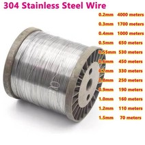 실리콘 전선 와이어 케이블 내열 0.8mm 304 0.6, 한개옵션1, 0.3mm-1700미터