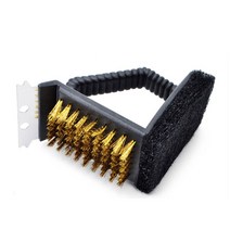 미니 멀티 3in1 그릴브러쉬 BBQ 석쇠 청소 세척솔, 상세페이지 참조, 상세페이지 참조