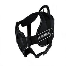 Dean Tyler 34 to 47-Inch Heavy Weight Fun Harness with Padded Chest Piece X-Large Black, 1