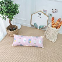 단잠 베개 순면베개 아동베개 학생베개 캐릭터베개 성인베개(커버2+솜2), 동물원핑크