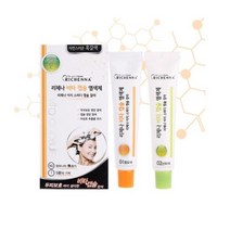 리체나 비타캡슐 샴푸형 염색제, 자연스러운흑갈색, 4개