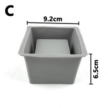 원형 옹기 토기 도자기 대형 소형 옥상 화분 시멘트 공장 냄비 금형에 대한 3d 수제 만들기 실리콘 금형 즙이 많은 콘크리트 시멘트 점토 금형 형태, 3