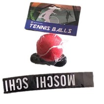 스피드볼 펀치볼 복싱 매직볼 리액트 기재 미트 훈련, T03-목화머리 붉은색을 띠는 테니스볼