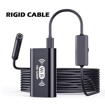 산업용배관내시경 엔도스코프 wifi endoscope camera hd1200p 8mm cable 8, 협력사, 2m, 검은색 단단한 케이블